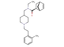 (1R*,2S*,4R*)-N-ethyl-N-({1-[2-(2-methylphenyl)ethyl]-4-piperidinyl}methyl)bicyclo[2.2.1]hept-5-ene-2-carboxamide