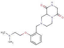 8-{2-[2-(dimethylamino)ethoxy]benzyl}tetrahydro-2H-pyrazino[1,2-a]pyrazine-1,4(3H,6H)-dione