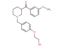 {1-[4-(2-hydroxyethoxy)benzyl]-3-piperidinyl}(3-methoxyphenyl)methanone