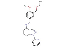 N-[3-(ethoxymethyl)-4-methoxybenzyl]-1-(2-pyridinyl)-4,5,6,7-tetrahydro-1H-indazol-4-amine