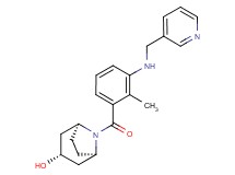 (3-endo)-8-{2-methyl-3-[(pyridin-3-ylmethyl)amino]benzoyl}-8-azabicyclo[3.2.1]octan-3-ol