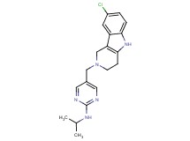 5-[(8-chloro-1,3,4,5-tetrahydro-2H-pyrido[4,3-b]indol-2-yl)methyl]-N-isopropyl-2-pyrimidinamine