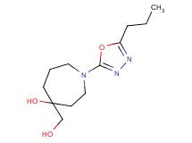 4-(hydroxymethyl)-1-(5-propyl-1,3,4-oxadiazol-2-yl)azepan-4-ol