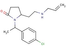 5-[2-(allylamino)ethyl]-1-[1-(4-chlorophenyl)ethyl]-2-pyrrolidinone