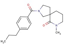 7-methyl-2-(4-propylbenzoyl)-2,7-diazaspiro[4.5]decan-6-one