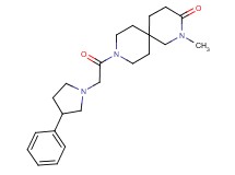 2-methyl-9-[(3-phenylpyrrolidin-1-yl)acetyl]-2,9-diazaspiro[5.5]undecan-3-one