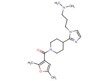 (3-{2-[1-(2,5-dimethyl-3-furoyl)-4-piperidinyl]-1H-imidazol-1-yl}propyl)dimethylamine