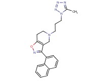 5-[3-(5-methyl-1H-tetrazol-1-yl)propyl]-3-(1-naphthyl)-4,5,6,7-tetrahydroisoxazolo[4,5-c]pyridine