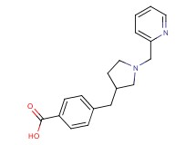4-{[1-(pyridin-2-ylmethyl)pyrrolidin-3-yl]methyl}benzoic acid