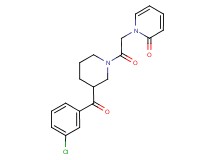 1-{2-[3-(3-chlorobenzoyl)piperidin-1-yl]-2-oxoethyl}pyridin-2(1H)-one