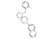 6-[1-(2-fluorobenzyl)-1,8-diazaspiro[4.5]dec-8-yl]quinoline