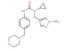 N-cyclopropyl-N-[(1-methyl-1H-pyrazol-4-yl)methyl]-N'-[4-(morpholin-4-ylmethyl)phenyl]urea