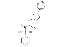 N,2-dimethyl-2-(4-morpholinyl)-N-[(1-phenyl-3-pyrrolidinyl)methyl]propanamide