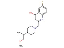 6-fluoro-2-{[4-(2-methoxy-1-methylethyl)piperidin-1-yl]methyl}quinolin-4-ol