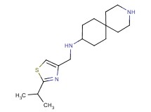 N-[(2-isopropyl-1,3-thiazol-4-yl)methyl]-3-azaspiro[5.5]undecan-9-amine dihydrochloride