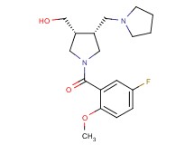 [(3R*,4R*)-1-(5-fluoro-2-methoxybenzoyl)-4-(1-pyrrolidinylmethyl)-3-pyrrolidinyl]methanol
