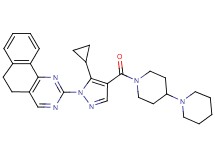2-[4-(1,4'-bipiperidin-1'-ylcarbonyl)-5-cyclopropyl-1H-pyrazol-1-yl]-5,6-dihydrobenzo[h]quinazoline