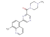 8-methyl-5-{6-[(4-methylpiperazin-1-yl)carbonyl]pyrazin-2-yl}quinoline