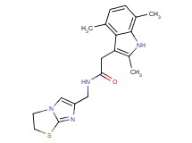 N-(2,3-dihydroimidazo[2,1-b][1,3]thiazol-6-ylmethyl)-2-(2,4,7-trimethyl-1H-indol-3-yl)acetamide