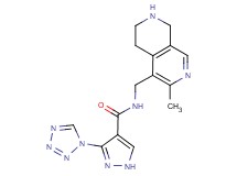 N-[(3-methyl-5,6,7,8-tetrahydro-2,7-naphthyridin-4-yl)methyl]-3-(1H-tetrazol-1-yl)-1H-pyrazole-4-carboxamide