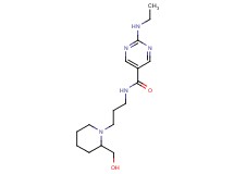 2-(ethylamino)-N-{3-[2-(hydroxymethyl)piperidin-1-yl]propyl}pyrimidine-5-carboxamide