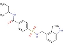 N-(sec-butyl)-4-{[(1H-indol-4-ylmethyl)amino]sulfonyl}benzamide