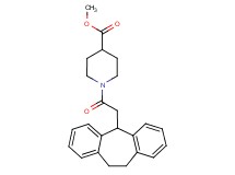 methyl 1-(10,11-dihydro-5H-dibenzo[a,d][7]annulen-5-ylacetyl)-4-piperidinecarboxylate