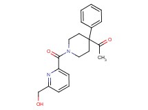 1-(1-{[6-(hydroxymethyl)-2-pyridinyl]carbonyl}-4-phenyl-4-piperidinyl)ethanone