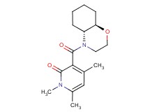 1,4,6-trimethyl-3-[(4aR*,8aR*)-octahydro-4H-1,4-benzoxazin-4-ylcarbonyl]pyridin-2(1H)-one