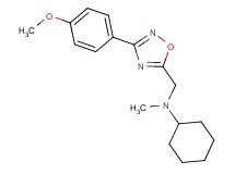 N-{[3-(4-methoxyphenyl)-1,2,4-oxadiazol-5-yl]methyl}-N-methylcyclohexanamine