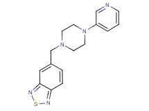 5-{[4-(3-pyridinyl)-1-piperazinyl]methyl}-2,1,3-benzothiadiazole