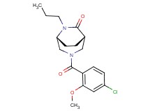 (1S*,5R*)-3-(4-chloro-2-methoxybenzoyl)-6-propyl-3,6-diazabicyclo[3.2.2]nonan-7-one