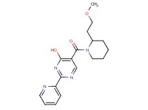 5-{[2-(2-methoxyethyl)piperidin-1-yl]carbonyl}-2-pyridin-2-ylpyrimidin-4-ol