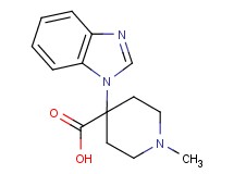 4-(1H-benzimidazol-1-yl)-1-methylpiperidine-4-carboxylic acid