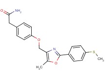 2-[4-({5-methyl-2-[4-(methylthio)phenyl]-1,3-oxazol-4-yl}methoxy)phenyl]acetamide