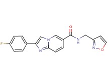2-(4-fluorophenyl)-N-(isoxazol-3-ylmethyl)imidazo[1,2-a]pyridine-6-carboxamide