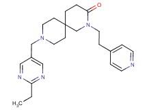 9-[(2-ethylpyrimidin-5-yl)methyl]-2-(2-pyridin-4-ylethyl)-2,9-diazaspiro[5.5]undecan-3-one