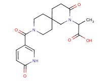 2-{3-oxo-9-[(6-oxo-1,6-dihydropyridin-3-yl)carbonyl]-2,9-diazaspiro[5.5]undec-2-yl}propanoic acid