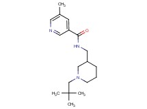 N-{[1-(2,2-dimethylpropyl)piperidin-3-yl]methyl}-5-methylnicotinamide