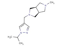 (3aR*,6aS*)-2-[(1-isopropyl-1H-pyrazol-4-yl)methyl]-5-methyloctahydropyrrolo[3,4-c]pyrrole