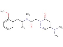 2-[4-(dimethylamino)-6-oxopyridazin-1(6H)-yl]-N-[2-(2-methoxyphenyl)-1-methylethyl]-N-methylacetamide