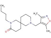 2-butyl-8-[(3,5-dimethyl-4-isoxazolyl)methyl]-2,8-diazaspiro[5.5]undecan-3-one