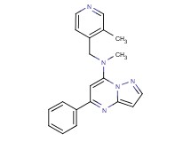 N-methyl-N-[(3-methylpyridin-4-yl)methyl]-5-phenylpyrazolo[1,5-a]pyrimidin-7-amine