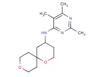 N-1,9-dioxaspiro[5.5]undec-4-yl-2,5,6-trimethylpyrimidin-4-amine
