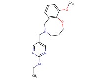 N-ethyl-5-[(10-methoxy-3,4-dihydro-2H-1,5-benzoxazocin-5(6H)-yl)methyl]pyrimidin-2-amine
