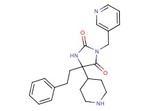 5-(2-phenylethyl)-5-(4-piperidinyl)-3-(3-pyridinylmethyl)-2,4-imidazolidinedione dihydrochloride