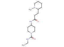 N-ethyl-4-{[3-(1-methylpiperidin-2-yl)propanoyl]amino}piperidine-1-carboxamide