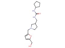 N-cyclopentyl-N'-[(1-{[5-(hydroxymethyl)-2-furyl]methyl}pyrrolidin-3-yl)methyl]urea
