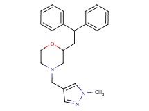 2-(2,2-diphenylethyl)-4-[(1-methyl-1H-pyrazol-4-yl)methyl]morpholine