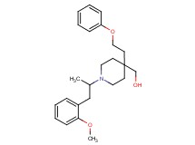 [1-[2-(2-methoxyphenyl)-1-methylethyl]-4-(2-phenoxyethyl)-4-piperidinyl]methanol